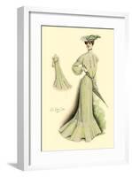 Le Bon Ton: In Green-null-Framed Art Print