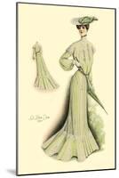 Le Bon Ton: In Green-null-Mounted Art Print