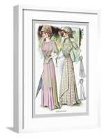 Le Bon Ton: Magnificence in Pink-null-Framed Art Print