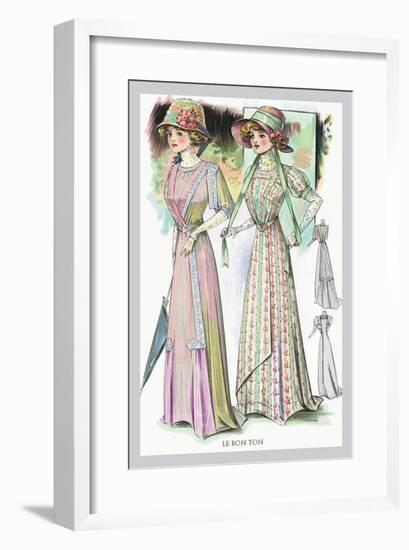 Le Bon Ton: Magnificence in Pink-null-Framed Art Print