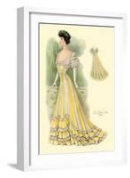 Le Bon Ton: Sunshine Ruffles-null-Framed Art Print