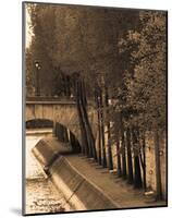 Le Bord de la Seine-Marina Drasnin Gilboa-Mounted Art Print