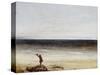 Le bord de mer à Palavas-Gustave Courbet-Stretched Canvas