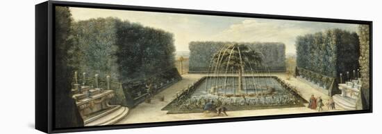 Le Bosquet du Marais dans les jardins de Versailles-null-Framed Stretched Canvas