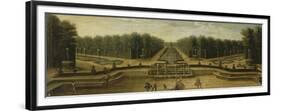 Le Bosquet du Théâtre d'Eau dans les jardins de Versailles au début du 18ème siècle-null-Framed Premium Giclee Print