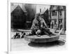 Le bossu by Notre Dame THE HUNCHBACK OF NOTRE DAME by WallaceWorsley with Lon Chaney Sr (Quasimodo)-null-Framed Photo