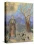 Le Bouddha-Odilon Redon-Stretched Canvas