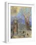 Le Bouddha-Odilon Redon-Framed Giclee Print