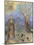 Le Bouddha-Odilon Redon-Mounted Giclee Print