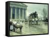 Le Boulevard a La Madeleine, Paris-Paul Fischer-Framed Stretched Canvas