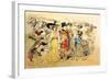 Le Boulevard, c.1900-Théophile Alexandre Steinlen-Framed Art Print