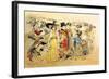 Le Boulevard, c.1900-Théophile Alexandre Steinlen-Framed Art Print