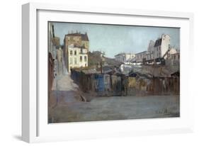 Le boulevard de la Villette en face de la rue Vicq d'Azir-Victor Marec-Framed Giclee Print