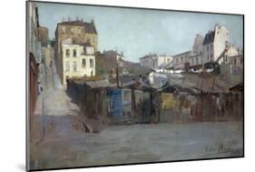 Le boulevard de la Villette en face de la rue Vicq d'Azir-Victor Marec-Mounted Giclee Print