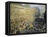 Le Boulevard Des Capucines, 1873-Claude Monet-Framed Stretched Canvas