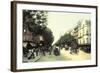 Le Boulevard des Italiens-Edmond Georges Grandjean-Framed Giclee Print