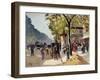 Le boulevard des Italiens-Emile Cagniart-Framed Giclee Print