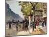 Le boulevard des Italiens-Emile Cagniart-Mounted Giclee Print