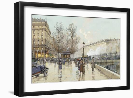 Le Boulevard Pereire, Paris-Eugene Galien-Laloue-Framed Giclee Print