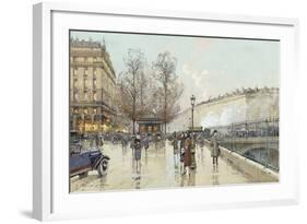 Le Boulevard Pereire, Paris-Eugene Galien-Laloue-Framed Giclee Print