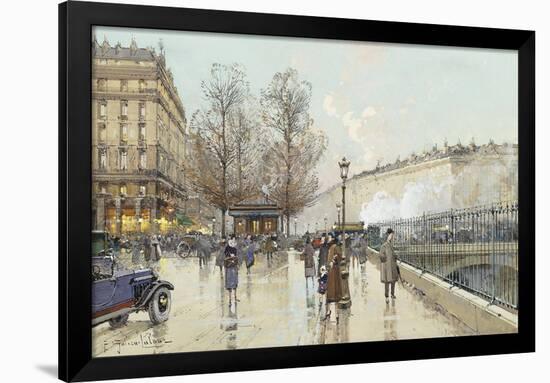 Le Boulevard Pereire, Paris-Eugene Galien-Laloue-Framed Premium Giclee Print