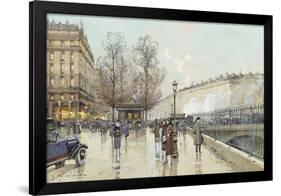 Le Boulevard Pereire, Paris-Eugene Galien-Laloue-Framed Premium Giclee Print