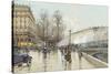 Le Boulevard Pereire, Paris-Eugene Galien-Laloue-Stretched Canvas