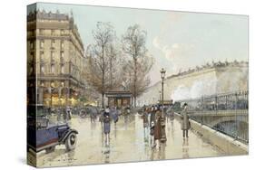 Le Boulevard Pereire, Paris-Eugene Galien-Laloue-Stretched Canvas