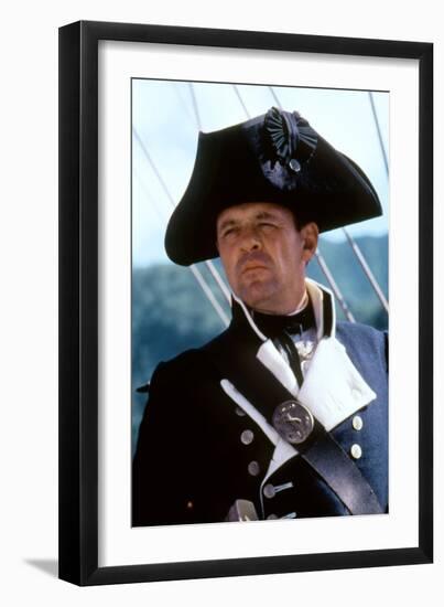 Le Bounty by Roger Donaldson with Anthony Hopkins, 1984 (photo)-null-Framed Photo