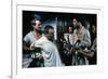 Le Bounty by Roger Donaldson with Liam Neeson, Mel Gibson and Anthony Hopkins, 1984 (photo)-null-Framed Photo