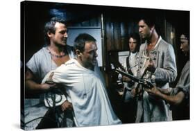 Le Bounty by Roger Donaldson with Liam Neeson, Mel Gibson and Anthony Hopkins, 1984 (photo)-null-Stretched Canvas