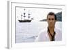 Le Bounty by Roger Donaldson with Mel Gibson, 1984 (photo)-null-Framed Photo