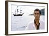 Le Bounty by Roger Donaldson with Mel Gibson, 1984 (photo)-null-Framed Photo