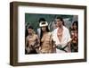 Le Bounty by Roger Donaldson with Wi Kuki Kaa and Mel Gibson, 1984 (photo)-null-Framed Photo