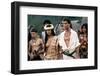 Le Bounty by Roger Donaldson with Wi Kuki Kaa and Mel Gibson, 1984 (photo)-null-Framed Photo