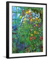 Le Bouquet Ardent-Marc Chagall-Framed Art Print