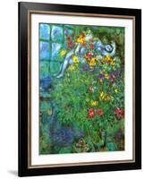 Le Bouquet Ardent-Marc Chagall-Framed Art Print