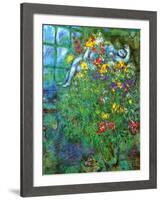 Le Bouquet Ardent-Marc Chagall-Framed Art Print