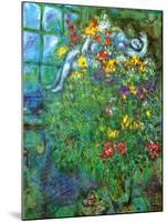 Le Bouquet Ardent-Marc Chagall-Mounted Art Print