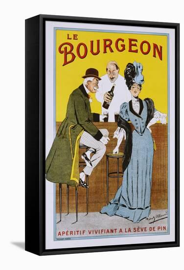 Le Bourgeon Poster-Robert Allouard-Framed Stretched Canvas