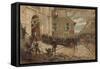 Le Bourget, 30 October 1870-Alphonse Marie de Neuville-Framed Stretched Canvas