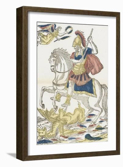 Le brave saint Georges, patron des arbalétriers-null-Framed Giclee Print