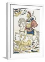 Le brave saint Georges, patron des arbalétriers-null-Framed Giclee Print