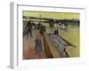 Le Bridge of Trinquetaille in Arles, 1888 (oil on canvas)-Vincent van Gogh-Framed Giclee Print