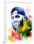 Le Bron James Watercolor-Jack Hunter-Framed Art Print