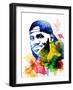 Le Bron James Watercolor-Jack Hunter-Framed Art Print