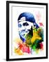 Le Bron James Watercolor-Jack Hunter-Framed Art Print