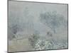 Le brouillard, Voisins-Alfred Sisley-Mounted Giclee Print