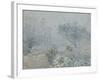 Le brouillard, Voisins-Alfred Sisley-Framed Giclee Print