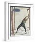 Le bûcheron (der Holzfäller)-Ferdinand Hodler-Framed Giclee Print